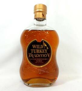 1000円スタート 酒 BOURBON WHISKEY WILD TURKEY TRADITION 750ml 50.5％ ワイルドターキー トラディション 未開栓 TKG 酒U546