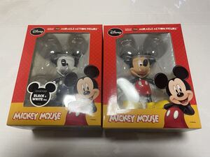 メディコムトイ ミラクルアクションフィギュア 『No.47 MAF ミッキーマウス』『No.51 MAF MICKEY MOUSE（BLACK & WHITE Ver.）』新品セット