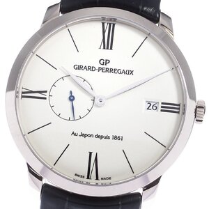 ジラール・ペルゴ GIRARD PERREGAUX Ref.49526 フランソワ・ペルゴ K18WG 34本限定 自動巻き メンズ 良品 箱・保証書付き_747805【ev10】