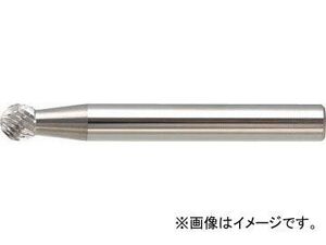 トラスコ中山/TRUSCO 超硬バー 球型 φ3X刃長2.5X軸6 ダブルカット TB8C030(4365399) JAN：4989999237979