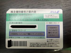 ANA 株主優待券　2024年12月1日から2025年11月30日まで