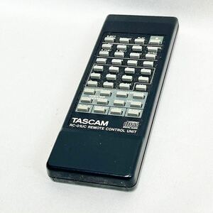 1円スタート　TASCAM CDプレーヤー用 リモコン RC-01UC 発光確認済 タスカム REMOTE CONTROL