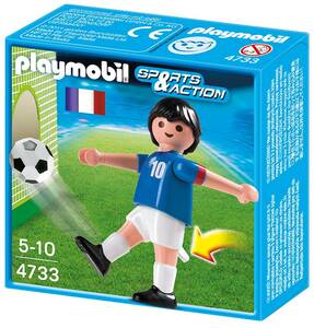 即決！新品 PLAYMOBIL プレイモービル 4733 サッカー フランス選手