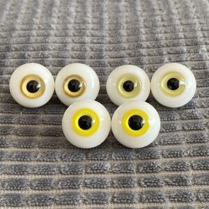 【送料無料】ドール用グラスアイ3点セット★ No.4　12mm/14mm/16mm/18mmあり