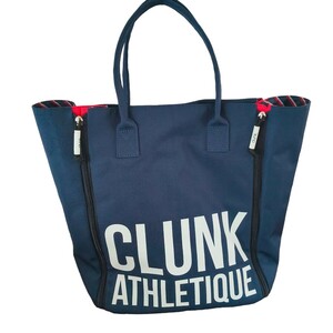 未使用 クランク　ゴルフバッグ　トートバッグ　大容量　CLUNK　2way 撥水加工 ネイビー バッグ トート 男女兼用 