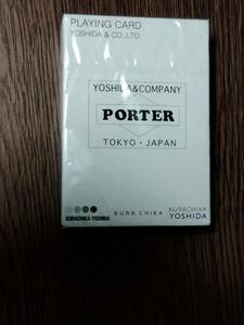 吉田カバン　PORTER　ポーター　クラチカ限定 トランプ　ノベルティー　白箱　未開封