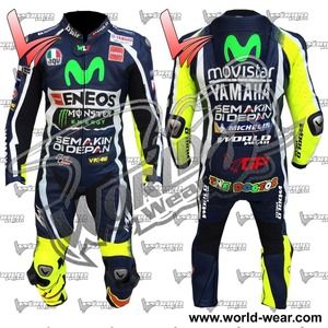 海外 送料込み 　高品質　バレンティーノ・ロッシ　VR46 レーシングレザースーツ　MOTOGP サイズ各種　レプリカ　2