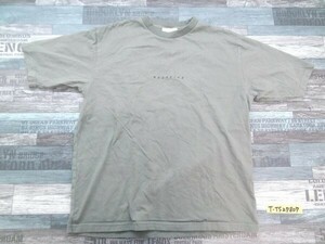 green label relaxing UNITED ARROWS ユナイテッドアローズ メンズ 英字プリント コットン 半袖Tシャツ S 緑