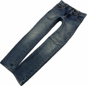 LEVIS ☆ 140 ジュニア キッズ 自然な風合い◎ デニムパンツ ジーンズ 色落ち ブルー 通年 日常 キュッ実 お出かけ リーバイス■Ja7656