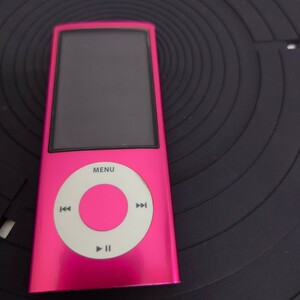 K223.13 ●iPod nano 第5世代 A1320 Apple 　ジャンク　電源ケーブル外すと電源落ちる　再生は確認