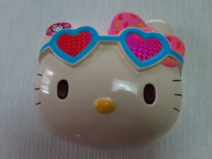 お面　ハローキティ　レッドハートサングラス　日焼けあり　hello kitty　2009年　キティ　おめん　サンリオ　Sanrio