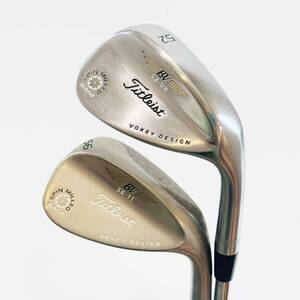 甲YZ4689　名機　2本セット　ウェッジ　52°-08/56°-11　右利き用　タイトリスト　Titleist　BV VOKEY DESIGN SPIN MILLED SM4　ボーケイ