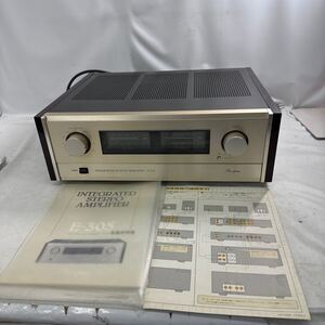 K212-066 Accuphase アキュフェーズ E-305 インテグレーテッド・ステレオ・アンプ 通電のみ確認済み その他未確認中古現状品 オーディオ