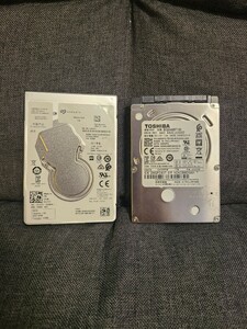 1TB 2.5 HDD SATA 動作品 2個セット ハードディスク TOSHIBA Seagate HDD