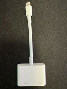 Apple純正 Lightning - Digital AVアダプタ MD826AM/A model A1438（Ａ）
