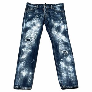 DSQUARED2 COOL GUY JEAN サイズ50 インディゴ S71LB0913 S30309 ディースクエアード クールガイジーンズ ダメージデニムパンツ ブルー