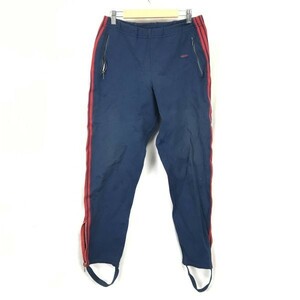 Made in west German/80s Vintage★adidas★デサント製/ジャージパンツ【Mens size -5/股下72cm/青/Blue】Descente/Pants/Trousers◆BH213