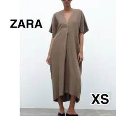 ZARA ザラ　 リネンブレンドチュニックワンピース