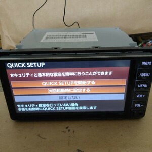 トヨタ 純正 ナビ NSCN-W68 2024年度 春版 最新地図 CD Bluetooth SD AUX 画面キズあり 惜しいジャンク扱い