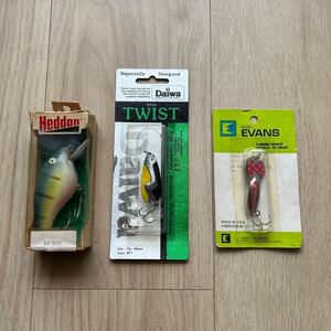 ヘドン ビッグヘッド ダイワ ツイスト エバンス ロコルアー heddon DAIWA