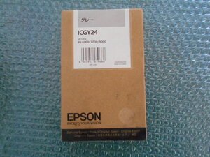 EPSON純正品 ICGY24 グレー 推奨期限2010/03