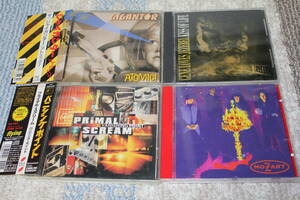 洋楽ロックCD4枚★Primal Scream Vanishing Point/Gigantor ATOMIC!/Gene Loves Jezebel Kiss of Life/Mozart★