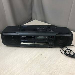 O722】Panasonic パナソニック CDラジカセ ラジカセ ダブルカセット CD ラジオ AM カセット 