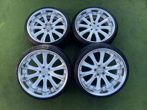 ◆希少WORK VARIANZAワークヴァリアンツァ V5N深リム◆ 20x9.5J+30(0)/9.5J+5(0)/PCD:114.3/5穴◆4本セルシオ/クラウン/フーガ/マークX等に