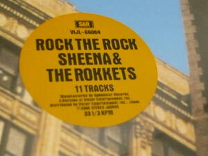 未使用　未開封　シールド　sheena&rokkets シーナ&ロケッツ 　ROCK THE ROCK VIJL-80064　1LP　