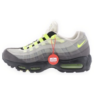 NIKE ナイキ AIR MAX 95 OG Yellow Gradation 554970-071 エアマックス95 イエローグラデ ローカットスニーカー グレー/イエロー US9/27cm