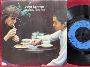 ◆UKorg7”s!◆JOHN LENNON◆NOBODY TOLD ME◆