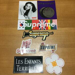 新品 Supreme Sticker 8枚セット シュプリーム ステッカー SADE BOXLOGO フラッグ 国旗 レア