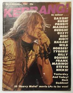 KERRANG！No.5 SAXON RUSH OZZY IRON MAIDEN JUDAS PRIEST