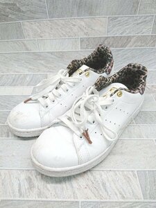 ◇ adidas アディダス STAN SMITH gy9543 レオパード スニーカー シューズ サイズ24.5 ホワイト レディース P