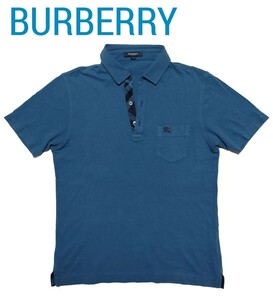 【良品】BURBERRY(バーバリー)メンズポロシャツ M