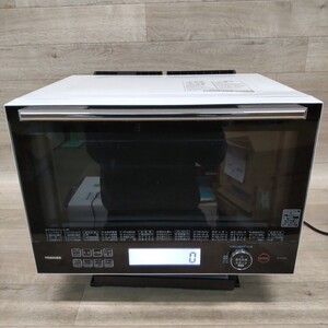 SKT-241219-127 TOSHIBA 電子レンジ ER-SD3000 W 2018年製 東芝 レンジ オーブンレンジ ホワイト 家電 電化製品 通電確認済み 現状品