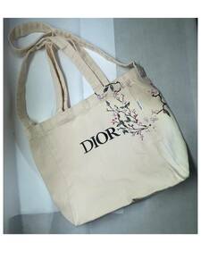 ◆ Dior ディオール 花柄の刺繍のトートバッグ ノベルティ ◆ 人気のDIOR ノベルティ商品