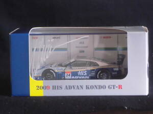 ２００９　HIS ADVAN KONDO　GT-R　SUPRT RT 500 2009 Rd.7 Fuji サインあり １/43 エブロ　