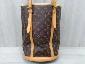 ルイヴィトン　LOUIS VUITTON／モノグラム ／バケツGM　トートバッグ　保存袋・ポーチ付　バケット　M42236