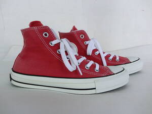 訳あり★★CONVERSE* ALL STAR 100 COLORS HI *100周年* 24,5cm *レッド*コンバース*