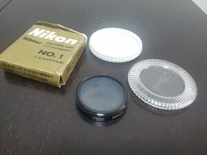 【値下】nikon 1.5 close-up NIKKOR ニッコール ニコン No.1 送料210円