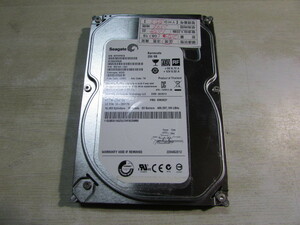 【YHD0553】★（正常）Seagate ST250DM000 3.5inch/内蔵HDD/S-ATA/250GB/電源投入回数:1238回/累積時間:2346時間★中古