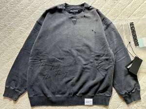 24AW　Lサイズ　ブラック　SAVAGE SWEAT SHIRT LS　ネイバーフッド　NEIGHBORHOOD　242OKNH-CSM01