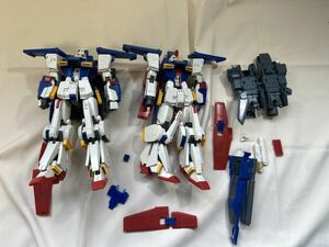 Dガンプラジャンク MG ダブルゼータガンダム 組済　2体セット　欠品あり　折れあり　パーツ取りに　ZZ