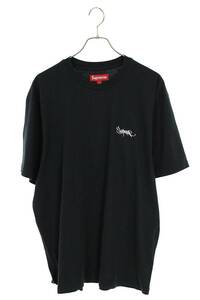 シュプリーム SUPREME 24SS Washed Tag S/S Top Tee サイズ:M ウォッシュド加工ロゴ刺繍Tシャツ 中古 SB01