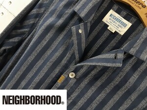 NEIGHBORHOOD DEALER STRIPE C-COAT ネイバーフッド ストライプ ディーラー コート ショップコート NBHD プレート