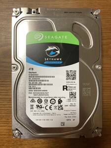 Seagate シーゲート SkyHawk ST4000VX007 3.5インチ HDD 4TB（セキュリティシステム向けHDD/使用時間：30時間未満！）