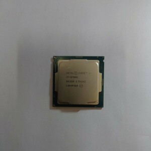 Intel Core i7 8700K 3.70Ghz 6コア12スレッド LGA1151 第8世代