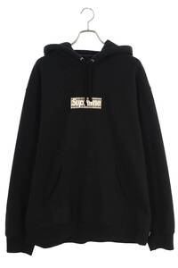 シュプリーム バーバリー パーカー Burberry Box Logo Hooded Sweatshirt サイズ:XL バーバリーボックスロゴパーカー 中古 SB01