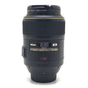 ニコン 単焦点レンズ AF-S VR Micro-Nikkor 105mm f/2.8G IF-ED レンズプロテクター付き NIKKOR ※難あり